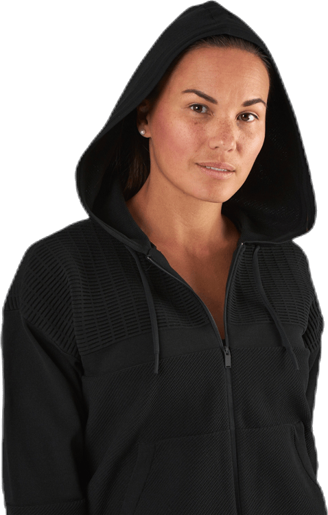 Knit V Hoodie Black - Bild 7