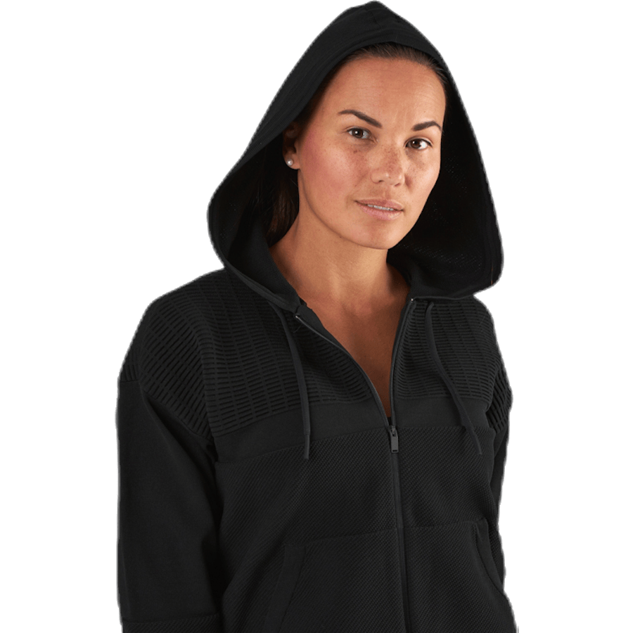 Knit V Hoodie Black - Bild 7