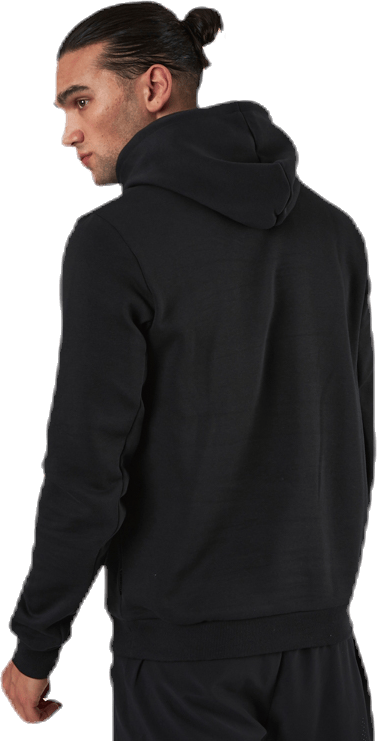 Mens Badge Of Sport Fleece Hoodie Black - Bild 3