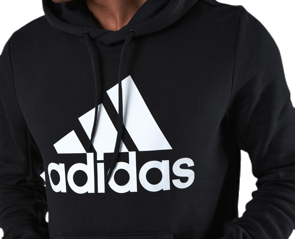 Mens Badge Of Sport Fleece Hoodie Black - Bild 5