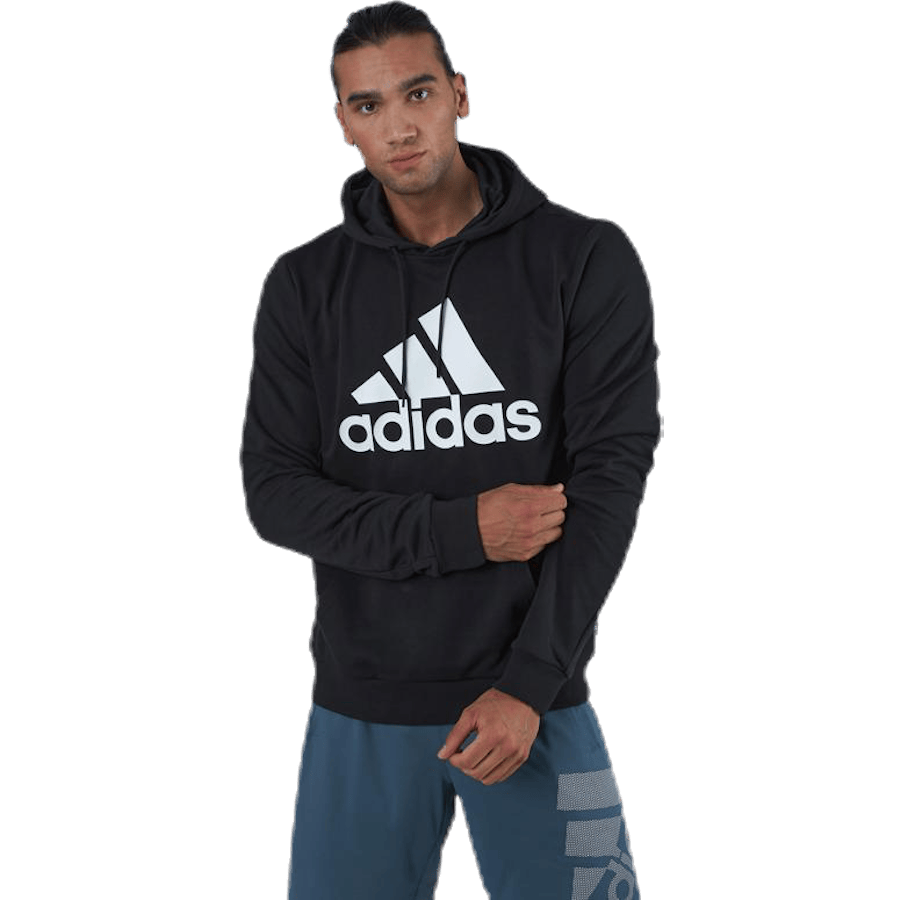 Mens Badge Of Sport French Terry Hoodie Black - Bild 3