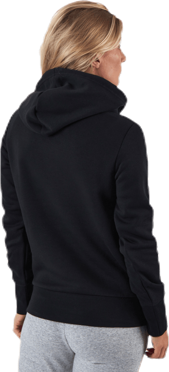 Womens Badge Of Sport Overhead Fleece Hoodie Black - Bild 3