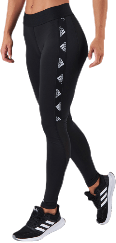 Alphaskin Badge Of Sport Logo Tight Black / White - Bild 2