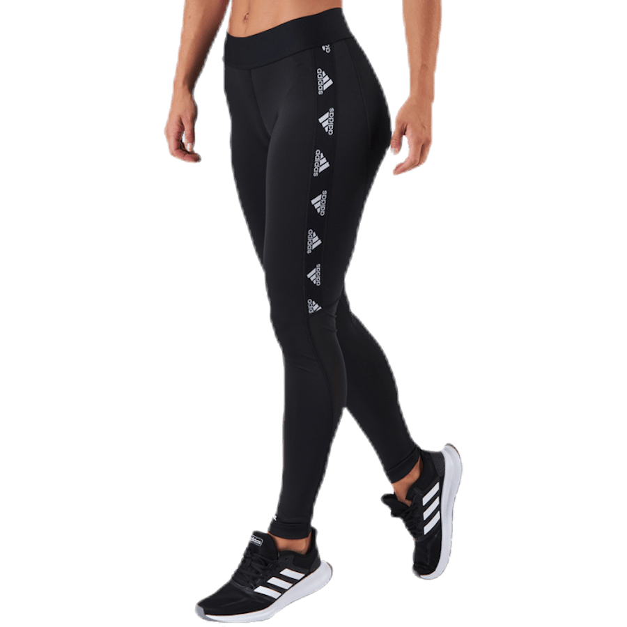 Alphaskin Badge Of Sport Logo Tight Black / White - Bild 2