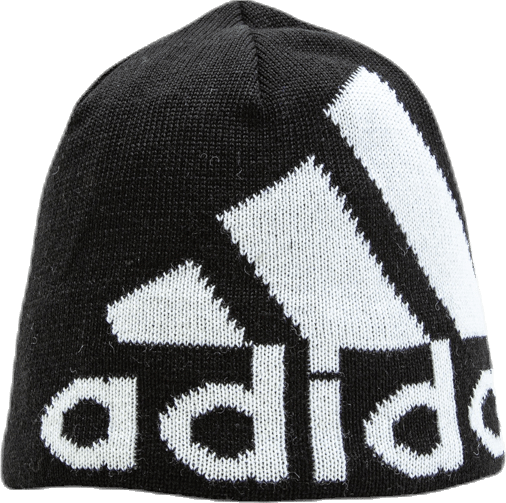 Big Logo Beanie Aeroready Black / Black / White, Unisex, Apparels, Hats & Caps, White/Black, 56