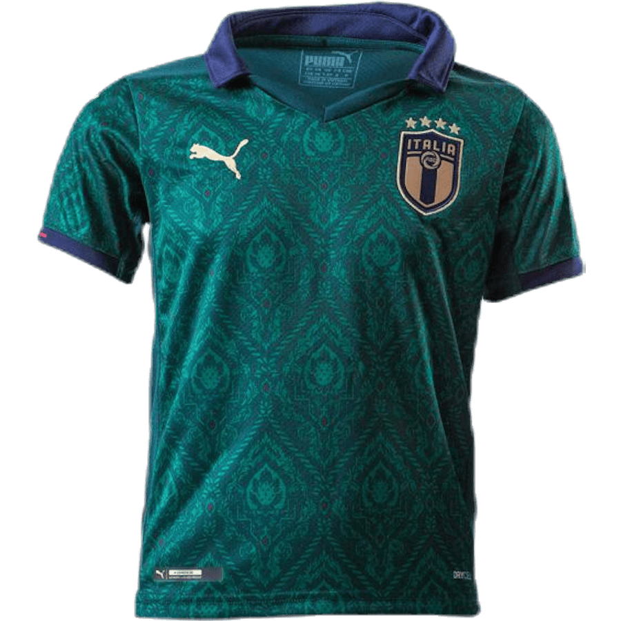 FIGC Third Shirt Replica Jr Blue/Green