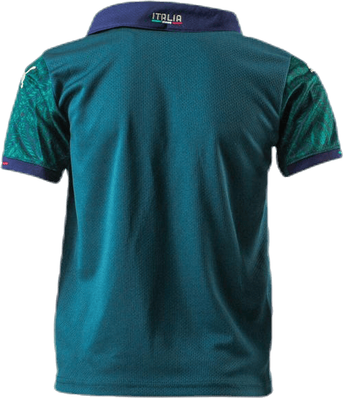 FIGC Third Shirt Replica Jr Blue/Green - Bild 3