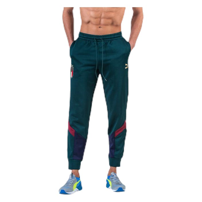 FIGC Iconic MCS Track Pants Blue/Green, Male, Odzież, Spodnie, Piłka nożna, Wielokolorowy, XL