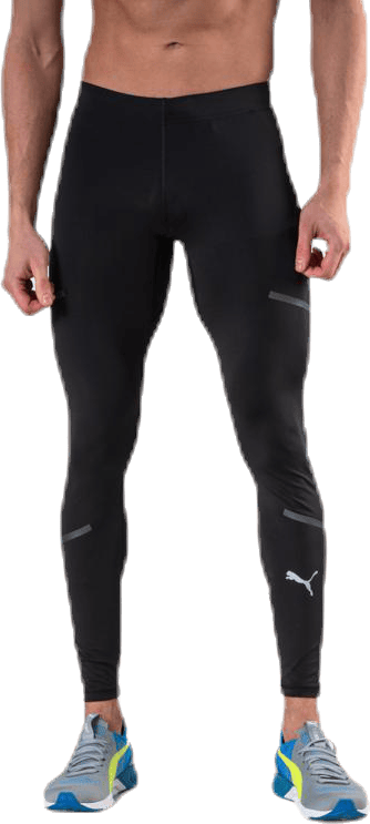 Runner ID Long Tight Black, Male, Apparels, Leggings, Running, Black, S
