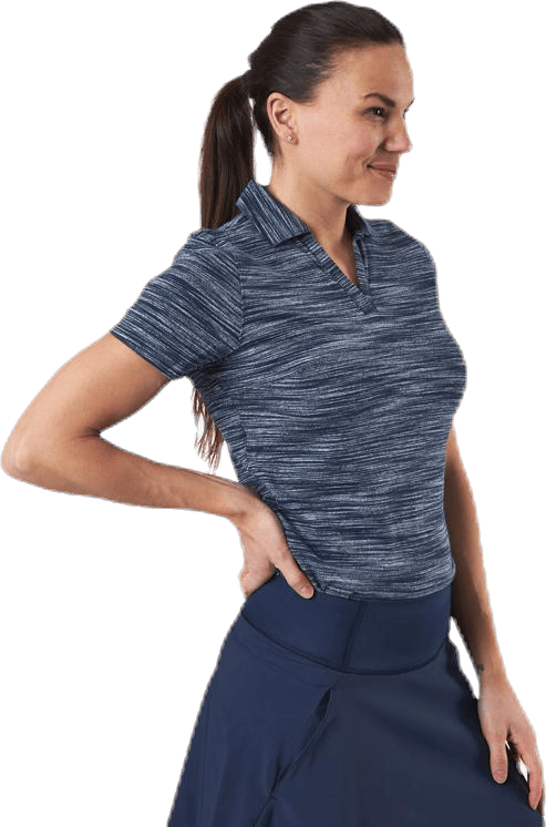 Heather Slub Polo Blue - Bild 2