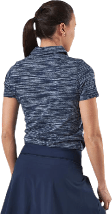 Heather Slub Polo Blue - Bild 3