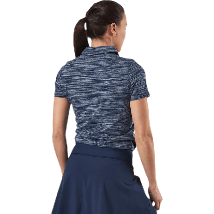 Heather Slub Polo Blue - Bild 3