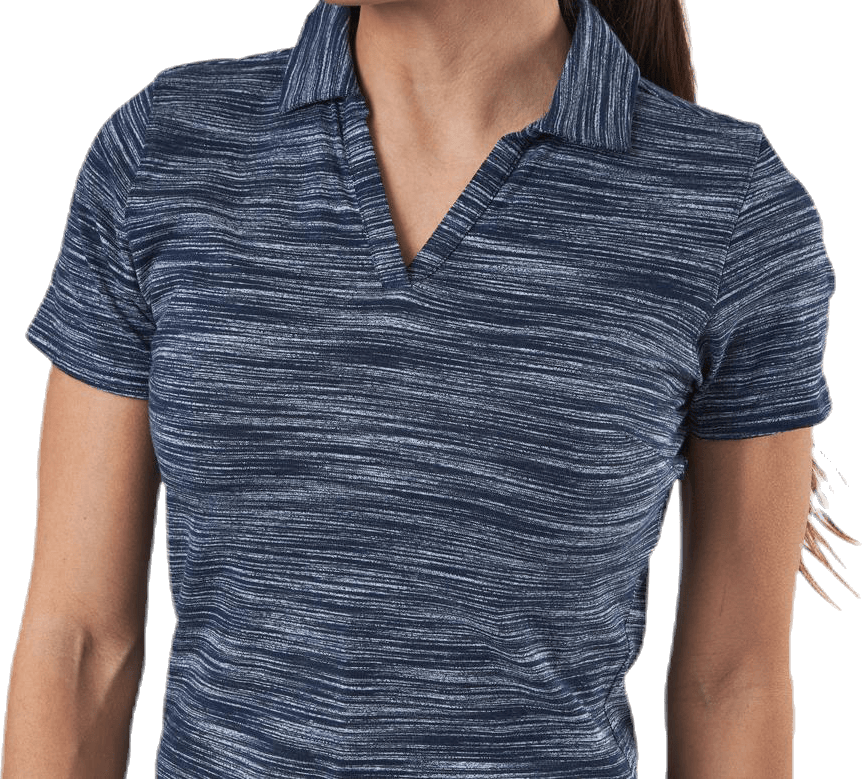 Heather Slub Polo Blue - Bild 6