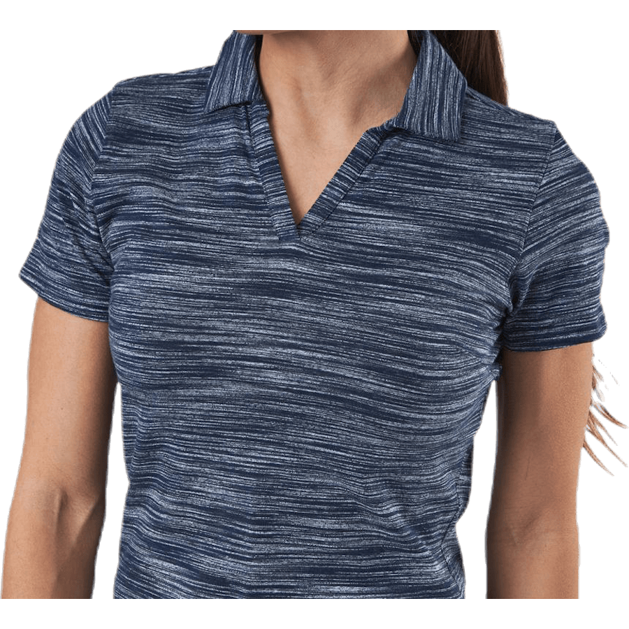 Heather Slub Polo Blue - Bild 6