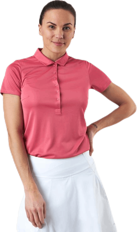 Rotation Polo Pink, Female, Vaatteet, T-paita, Golf, Vaaleanpunainen, XS
