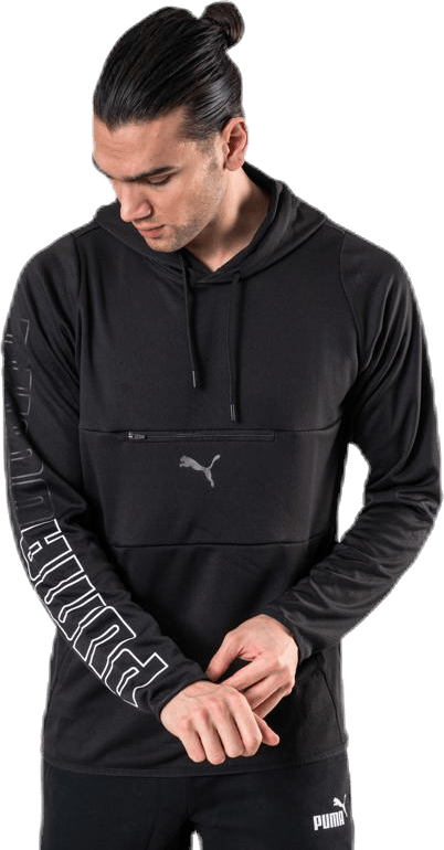 Power Knit Hoodie Black