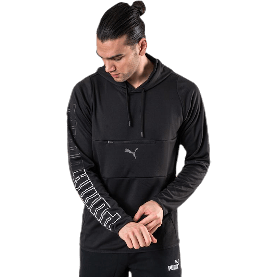 Power Knit Hoodie Black