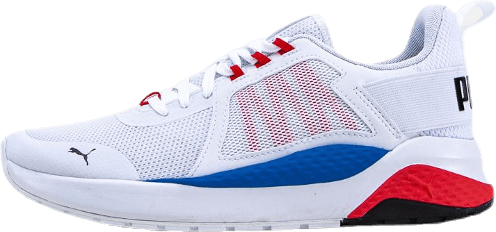 Anzarun Junior Blue/White/Red, Unisex, Sapatos, Sapatilhas, Azul/Branco/Vermelho, EU 36
