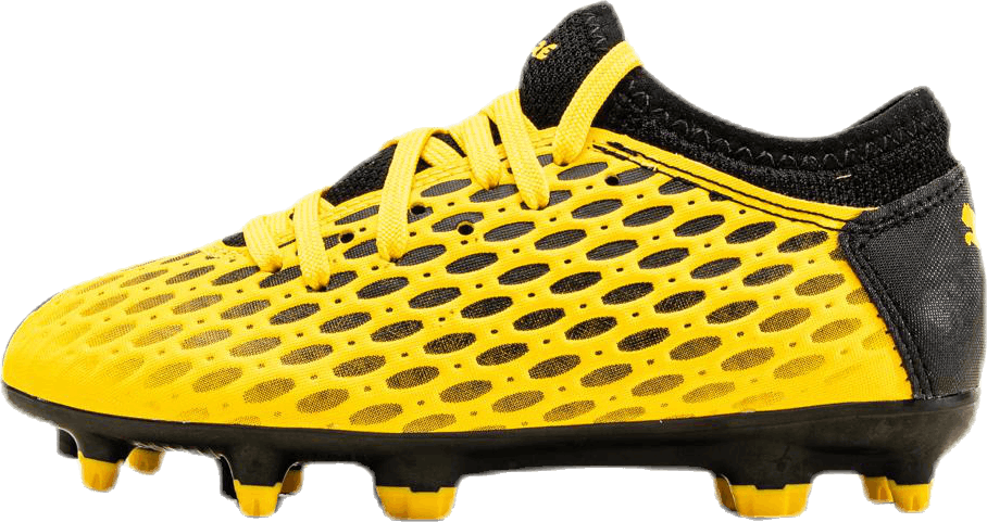 Future 5.4 FG/AG Junior Black/Yellow, Unisex, Skor, Fotbollskor, Fotboll, Svart/Gul, EU 29