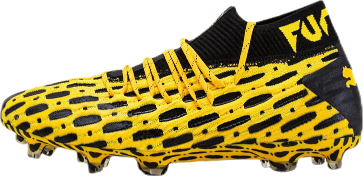 Future 5.1 Netfit FG/AG Black/Yellow, Male, Sko, Fotballsko, Fotball, Flerfarget, EU 42,5