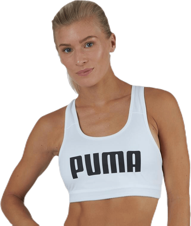4Keeps Bra M White/Black, Female, Ropa, Sujetador deportivo, Running, Blanco, XL