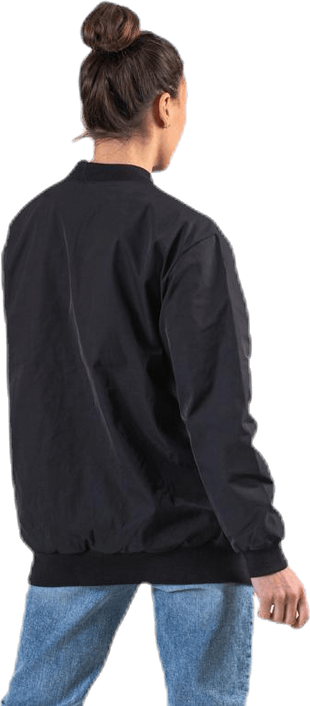 Adriana Lima Long Bomber Jacket Black - Bild 2