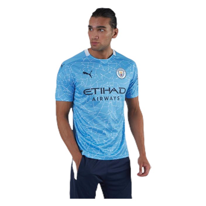 Manchester City FC Home Shirt Replica Blue, Male, Odzież, Podkoszulek, Piłka nożna, Niebieski, L