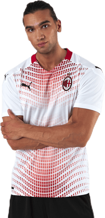AC Milan Away Shirt Replica White/Red - Bild 2