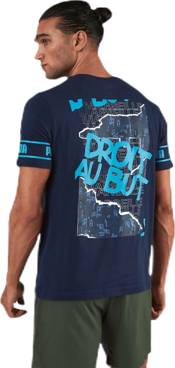 Olympique Marseille Culture Tee II Blue - Bild 3