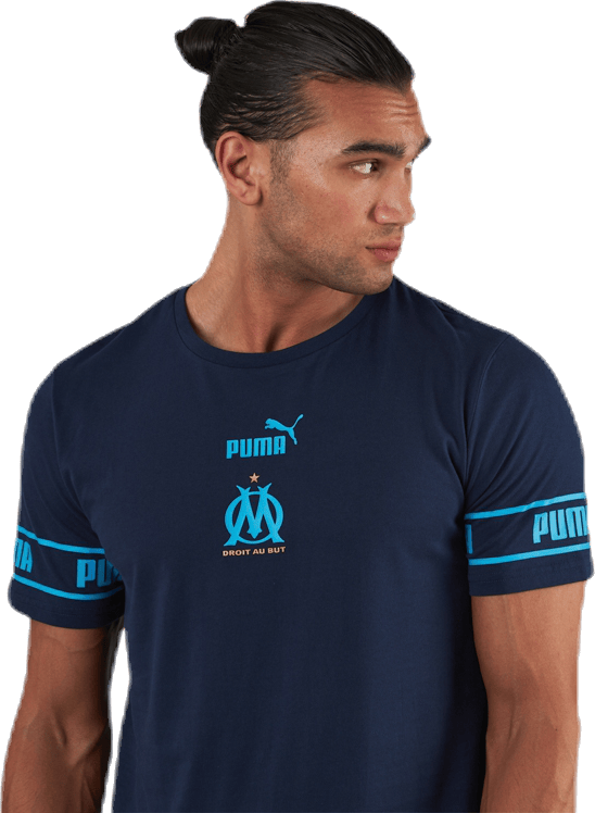 Olympique Marseille Culture Tee II Blue - Bild 4