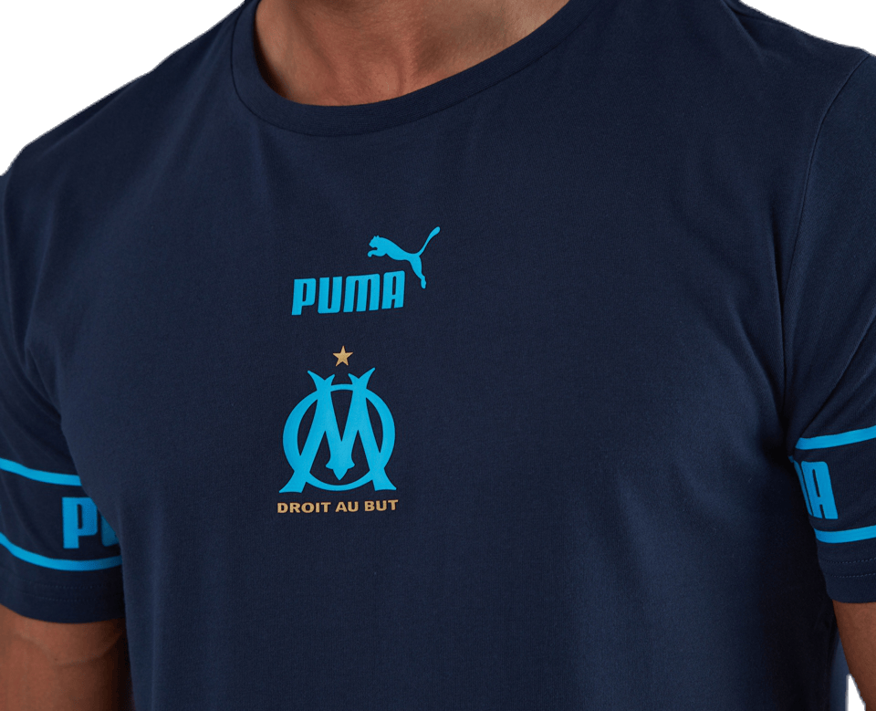 Olympique Marseille Culture Tee II Blue - Bild 5