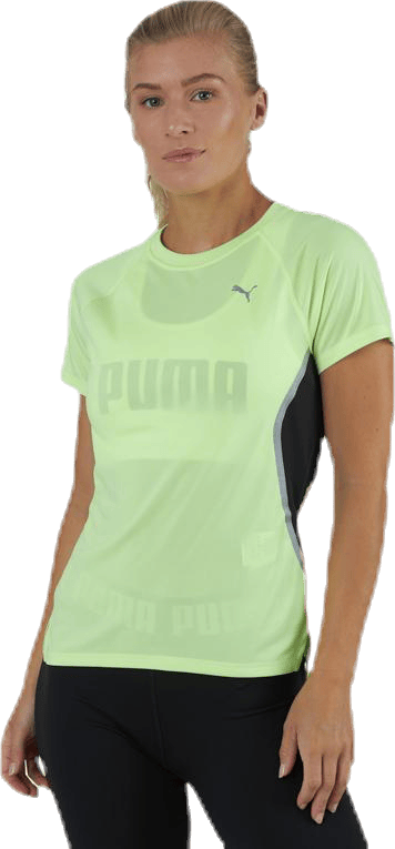 Run Lite Laser Cat SS Tee Yellow