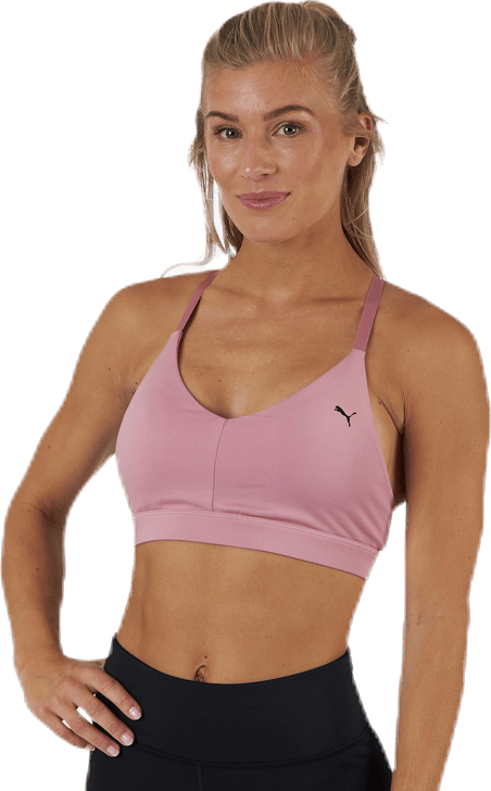 Low Impact Strappy Bra Pink, Female, Vaatteet, Urheiluliivit, Juoksu, Vaaleanpunainen, M