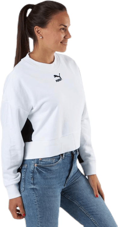 Classics Cropped Crew White - Bild 2