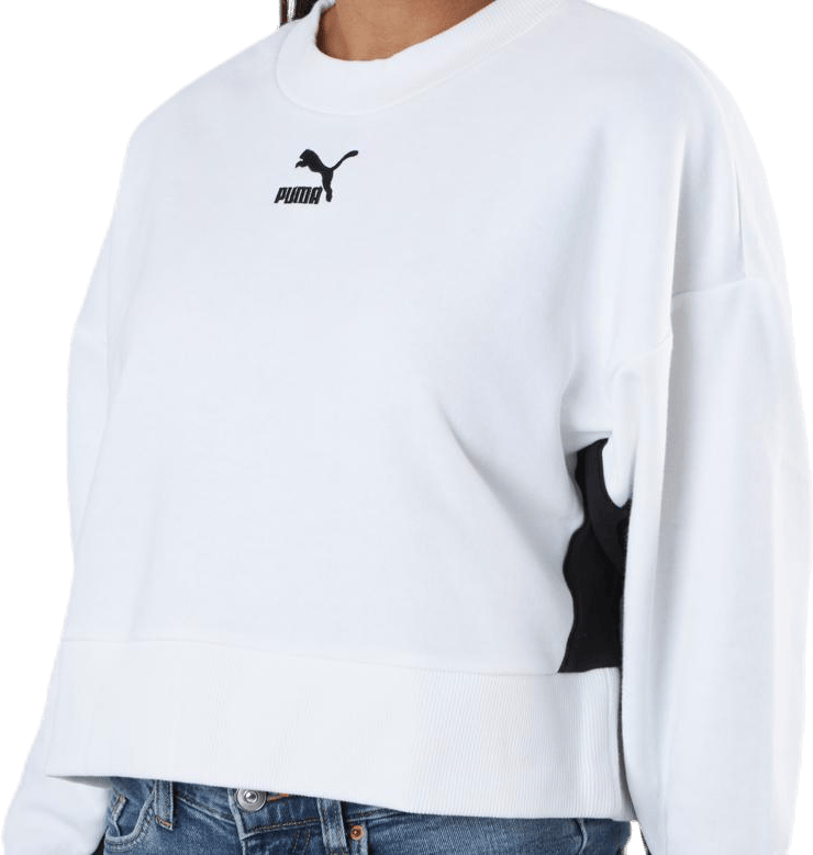 Classics Cropped Crew White - Bild 4