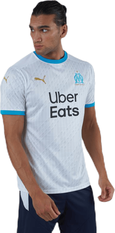 Olympique Marseille Home Shirt Replica Blue/White