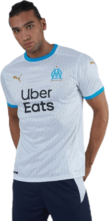 Olympique Marseille Home Shirt Replica Blue/White - Bild 2