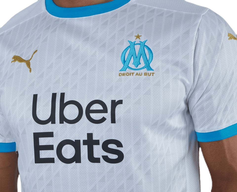Olympique Marseille Home Shirt Replica Blue/White - Bild 4