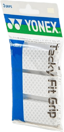 Tacky Fit Grip White, Unisex, Équipement, raquettes, Badminton, Blanc, ONESIZE