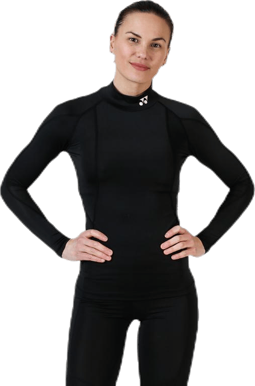 Court LS Shirt Black, Female, Aparelhos, Camisas, Tênis, Preto, XL