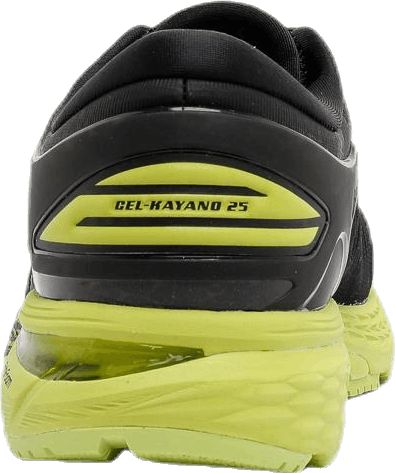 asics kayano 25 black green