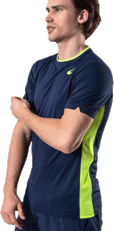 Club SS Tee Blue/Yellow - Bild 2