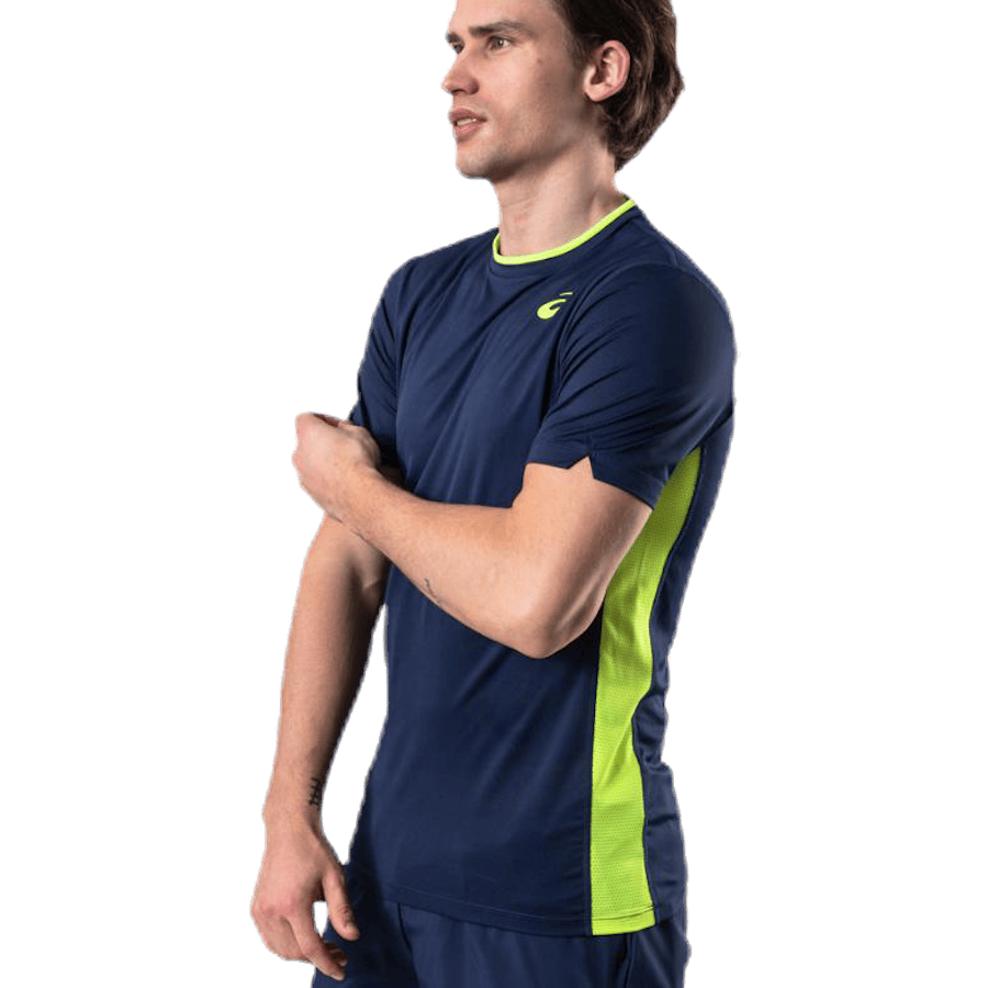 Club SS Tee Blue/Yellow - Bild 2