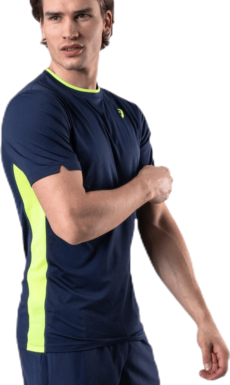 Club SS Tee Blue/Yellow - Bild 5