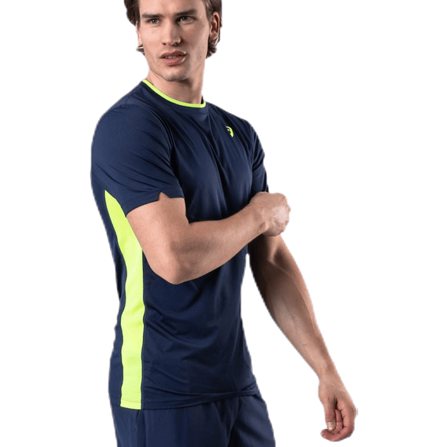 Club SS Tee Blue/Yellow - Bild 5