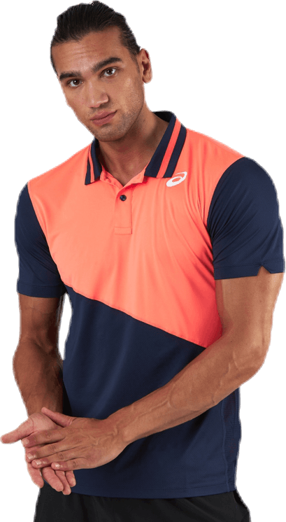 Club Padel Polo Shirt Pink/Blue