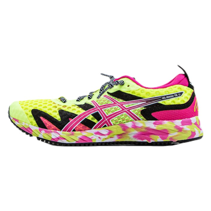 Gel-Noosa Tri 12 Pink/Yellow, Female, Topánky, Bežecké topánky, Beží, Ružová/Žltá, EU 38
