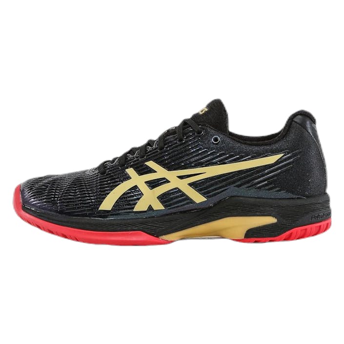 Solution Speed FF L.E. W Black/Gold, Female, Shoes, Training shoes, Tennis, Black/Gold, EU 36