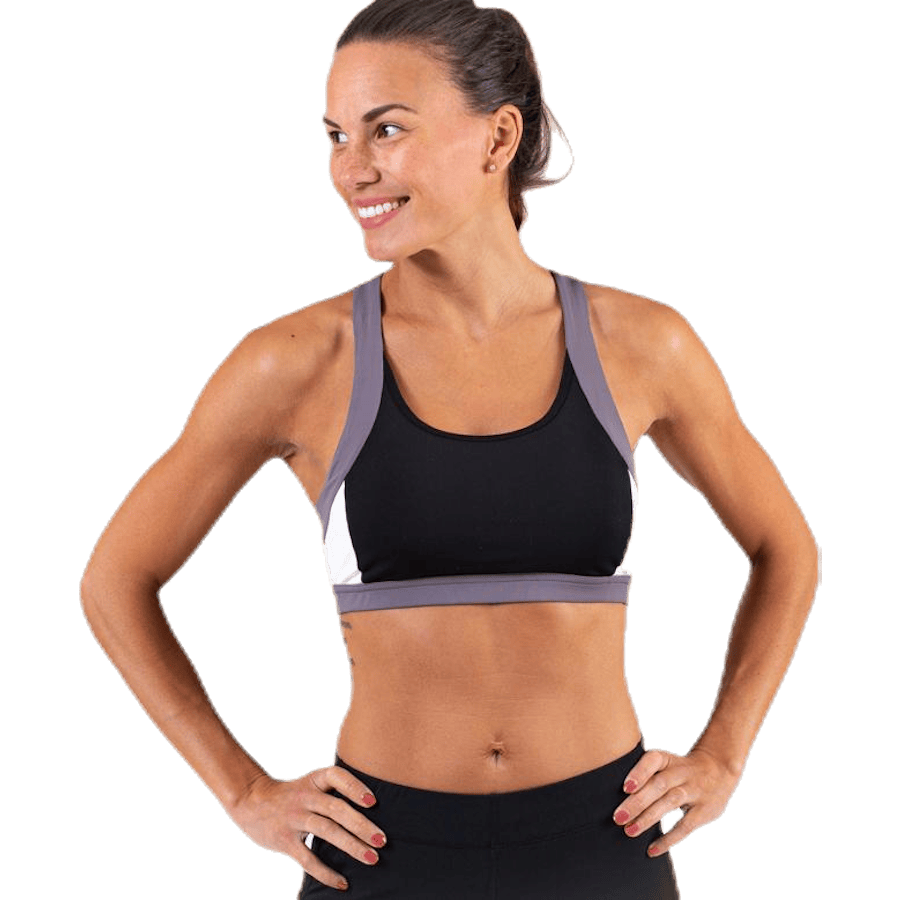 Color Block Bra 2 Black