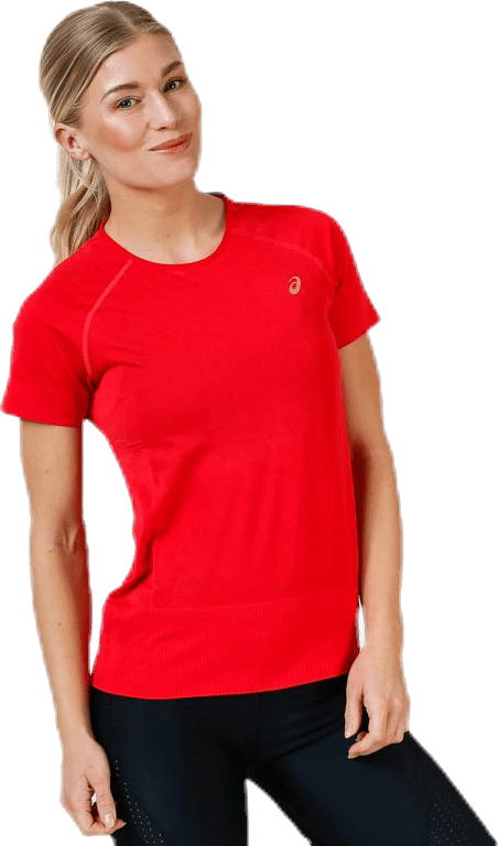 Seamless SS Texture Red, Female, Vaatteet, T-paita, Juoksu, Punainen, XS